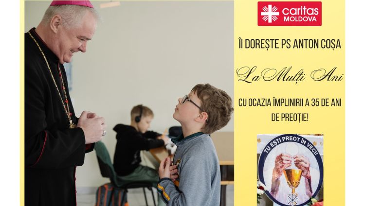 La Mulți Ani binecuvântați Episcopului Anton Coșa